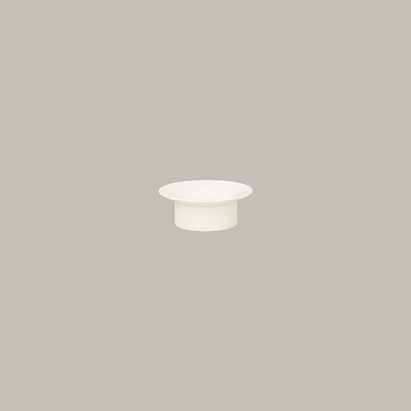 Schälchen erhöht aus Porzellan, ideal für Kaviar & Meeresfrüchte, Weiß & Anthrazitschwarz, 12 Stück