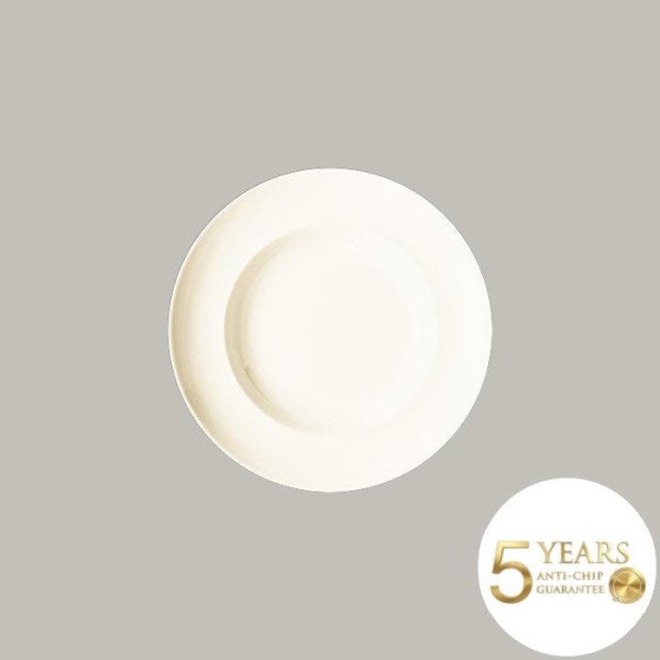 Teller tief mit Rand aus Porzellan, 12 Stück, Ø 25.8 cm – Classic Gourmet