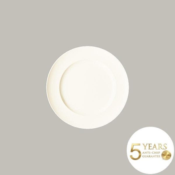 Teller flach mit Rand aus Porzellan, 12 Stück, Ø 26,9 cm – Classic Gourmet