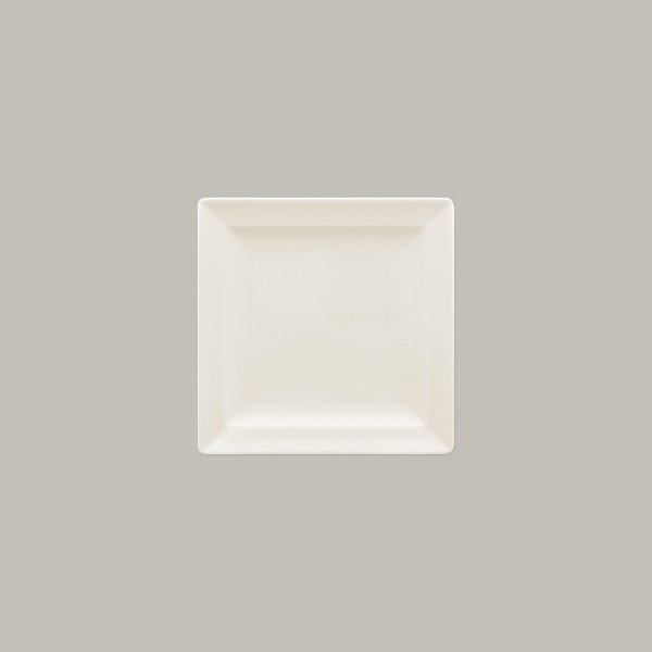 Teller flach mit Rand, quadratisch, 12er Set – Classic Gourmet Geschirr