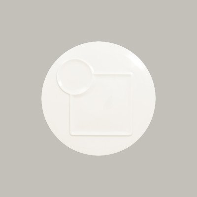 Teller mit Einteilungen aus...