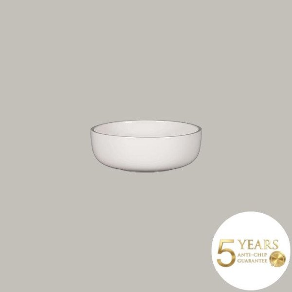 Schale aus Rakstone, handbemalt, Ø16 cm, 4er-Set – robust & alltagstauglich