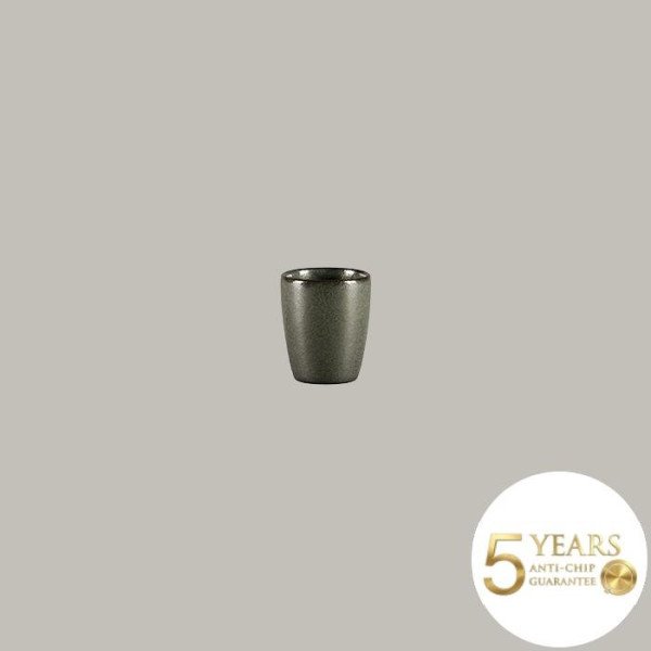 Tasse ohne Henkel aus Rakstone – 12-teiliges Set von RAK Porcelain, handbemalt, robust und alltagstauglich