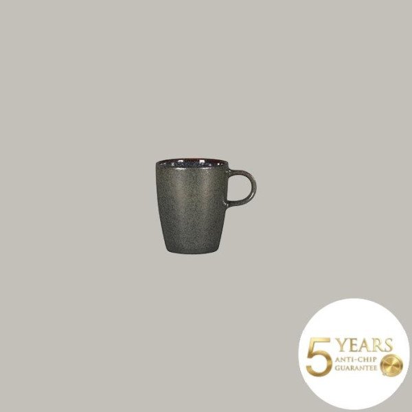 Kaffeetasse aus Rakstone, handbemalt, 12-teiliges Set – robust und stilvoll