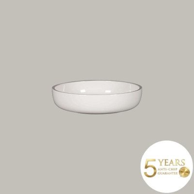 Tiefer Teller mit geradem...