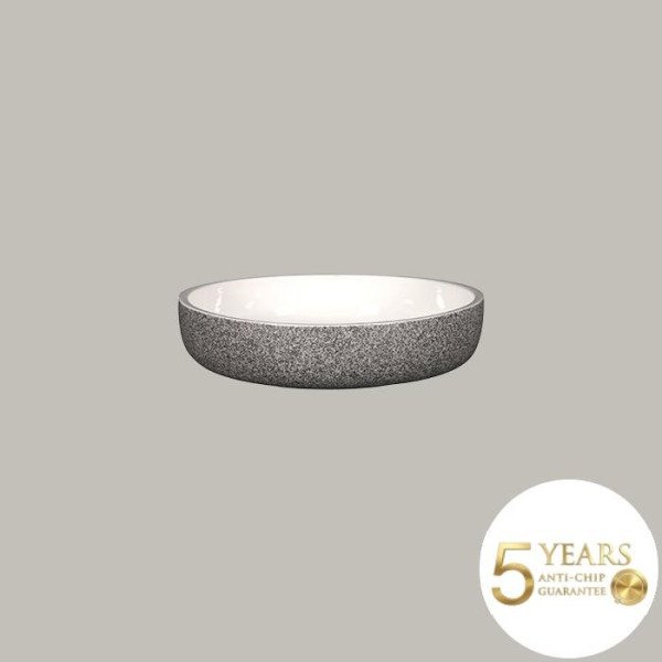 Teller tief mit geradem Rand aus Rakstone, 3er Set – RAK Porcelain