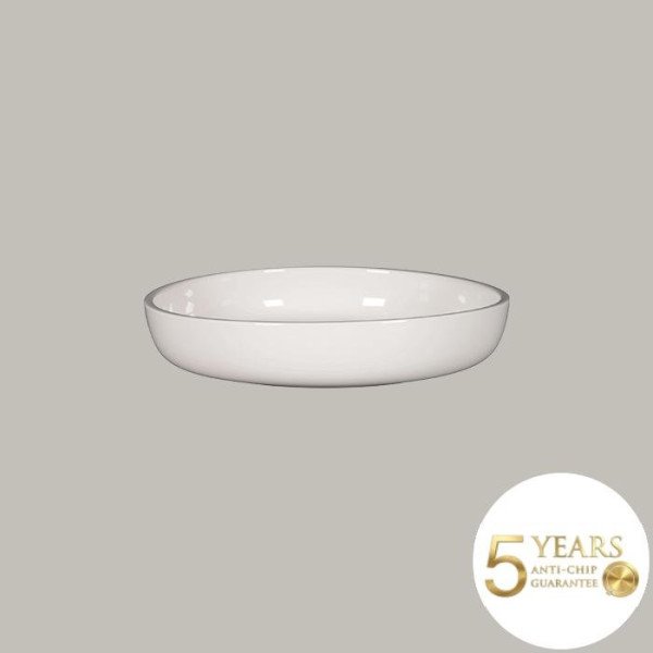 Teller tief mit geradem Rand aus Rakstone, 23,7 cm Ø, 2 Stück