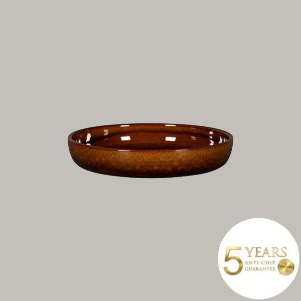 Teller tief mit geradem Rand aus Rakstone, 2er Set – RAK Porcelain