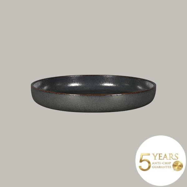 Teller tief mit geradem Rand aus Rakstone, 29,7 cm Ø, 2 Stück – RAK Porcelain