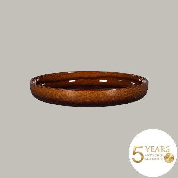 Teller tief mit geradem Rand aus Rakstone, 2er Set – RAK Porcelain