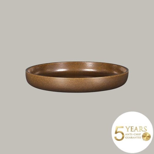 Teller tief mit geradem Rand aus Rakstone, 29,7 cm, 2 Stück