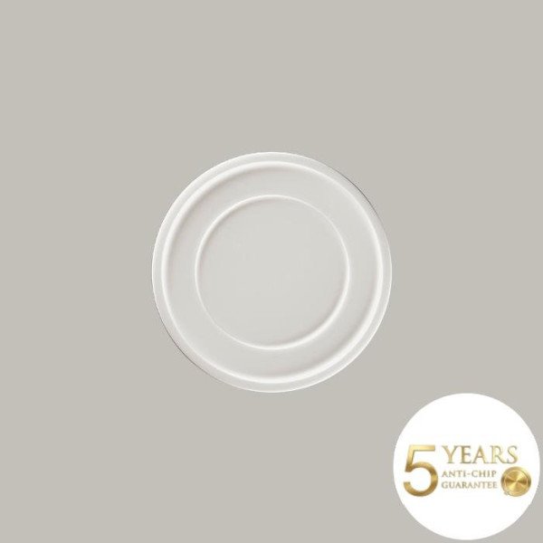 Teller flach mit Rand aus Rakstone, 12-teiliges Set von RAK Porcelain – handbemalt, robust und alltagstauglich