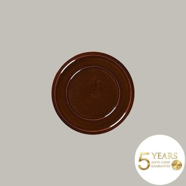 Teller flach mit Rand aus Rakstone, 12-teiliges Set von RAK Porcelain – handbemalt, robust und alltagstauglich