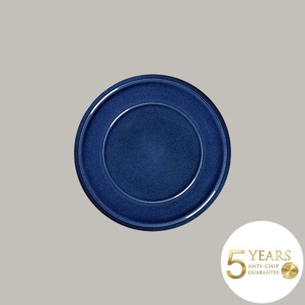 Teller flach mit Rand aus Rakstone, 12-teiliges Set von RAK Porcelain – robust & handbemalt