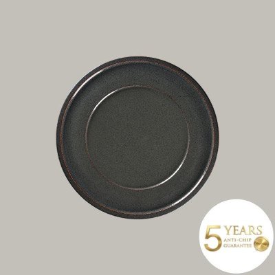 Teller flach mit Rand aus...