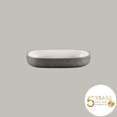 Tiefer Teller mit geradem...