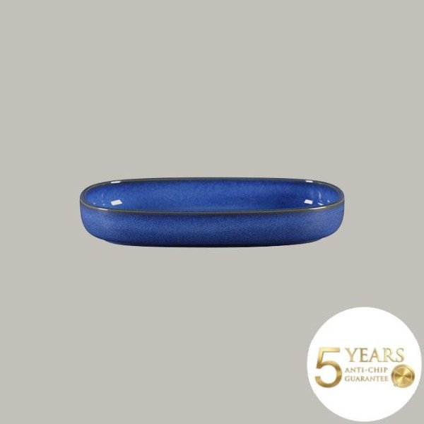 Teller tief mit geradem Rand aus Rakstone, 30 cm, 2 Stück