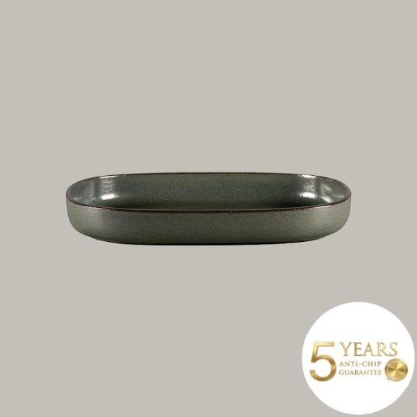 Platte tief mit geradem Rand aus Rakstone – 2er Set von RAK Porcelain