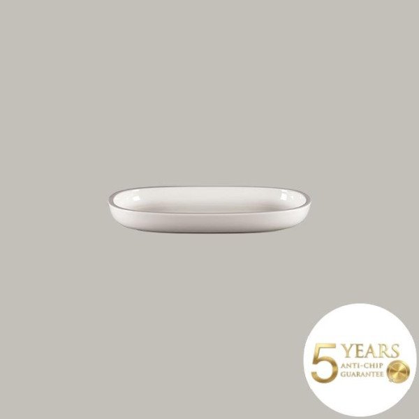 Teller flach mit geradem Rand aus Rakstone, 12-teiliges Set von RAK Porcelain