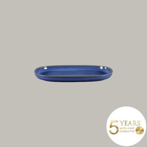 Teller flach mit geradem Rand aus Rakstone, 6er Set – Handbemalt, robust und alltagstauglich