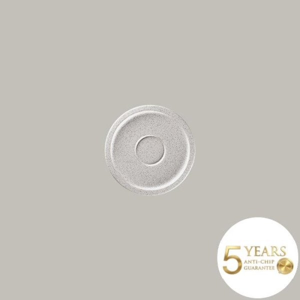 Untertasse aus Rakstone, handbemalt, Ø 16,3 cm – RAK Porcelain Ease Serie