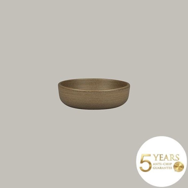 Schale Selva Dark Brown aus Rakstone, Ø16 cm, 4er-Set – RAK Porcelain