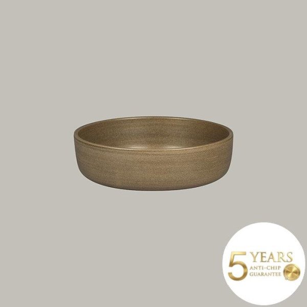 Schale Selva Dark Brown – 2er-Set Ø 24 cm aus Rakstone von RAK Porcelain