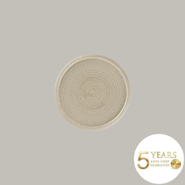 Flacher Coupe Teller Selva Grey aus Rakstone, 12er Set – RAK Porcelain