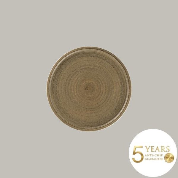 Flacher Coupe Teller Selva Dark Brown – 6er Set von RAK Porcelain