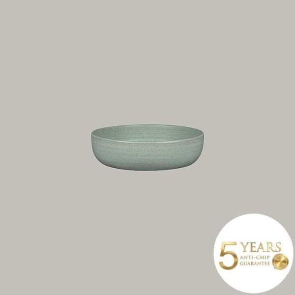 Runder Tiefer Teller Selva Aqua Green – 4er Set von RAK Porcelain, Ø16 cm, Rakstone