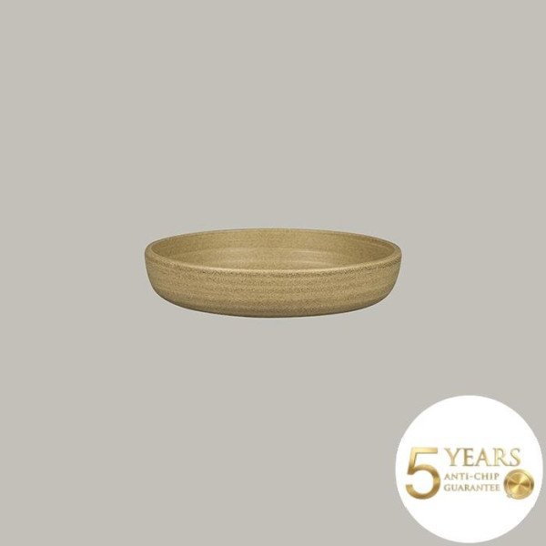 Runder Tiefer Teller Selva Beige – 3er Set von RAK Porcelain, Ø 19.8 cm, Rakstone