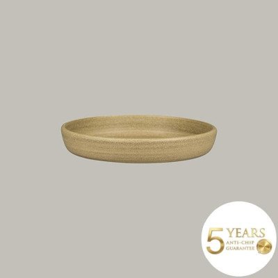 Runder Tiefer Teller Selva Beige – 2er Set von RAK Porcelain, Ø 23,7 cm, Rakstone