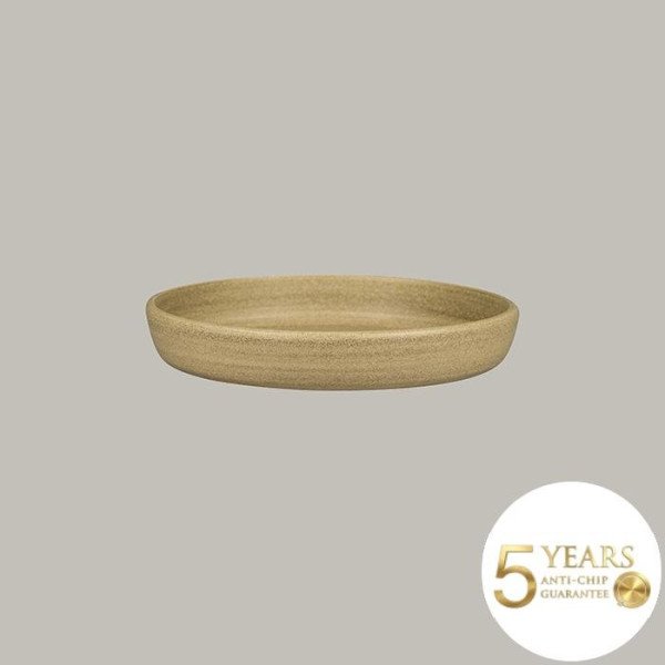 Runder Tiefer Teller Selva Beige – 2er Set von RAK Porcelain, Ø 23,7 cm, Rakstone