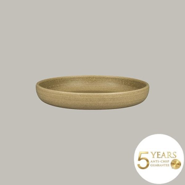 Runder Tiefer Teller Selva Beige – 2er Set von RAK Porcelain, Ø 25,8 cm