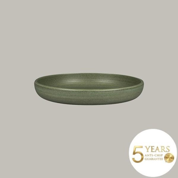 Runder Tiefer Teller Selva Dark Green – 2er Set von RAK Porcelain