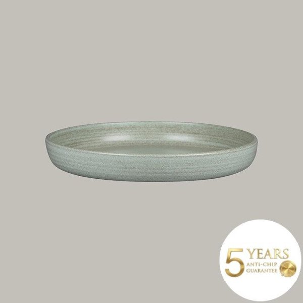 Runder Tiefer Teller Selva Aqua Green – 2er Set von RAK Porcelain