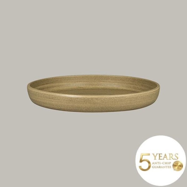 Runder Tiefer Teller Selva Beige – 2er Set von RAK Porcelain, Ø 29,7 cm