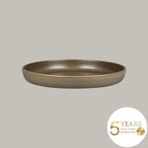 Runder Tiefer Teller Selva Dark Brown – 2er Set von RAK Porcelain