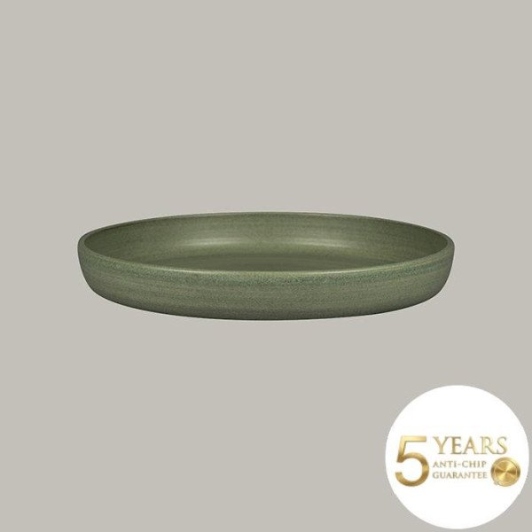 Runder Tiefer Teller Selva Dark Green – 2er Set von RAK Porcelain