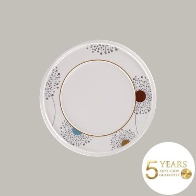 Teller flach mit Rand aus...