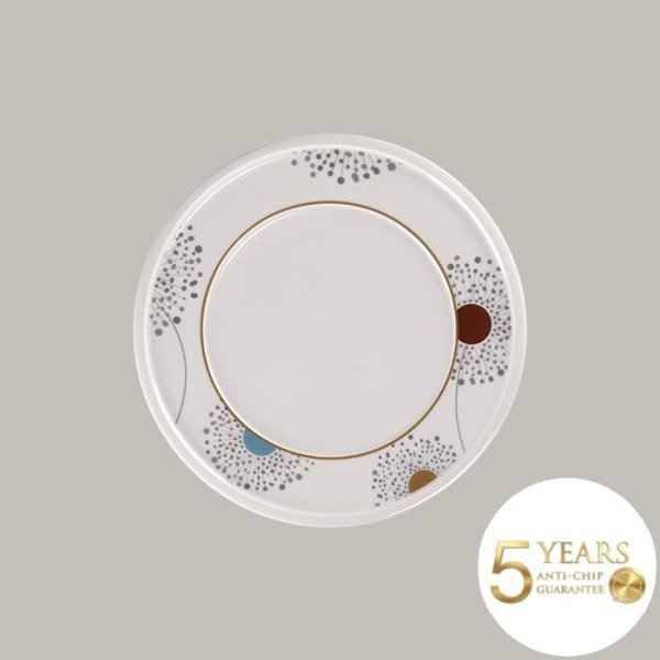 Teller flach mit Rand aus Rakstone, 31,8 cm, 6er Set – RAK Porcelain