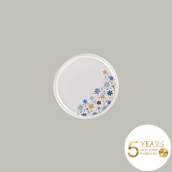 Teller coup flach aus Rakstone, 12-teilig, handbemalt, robust und alltagstauglich