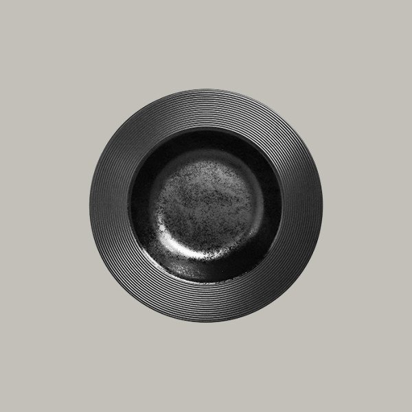 Teller tief mit Rand aus Porzellan, Ø 30,4 cm, 6er Set – RAK Porcelain Edge Kollektion