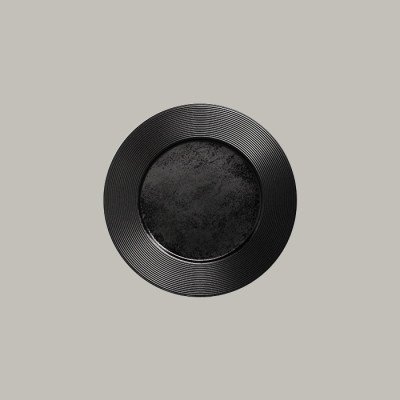 Teller flach mit Rand aus...