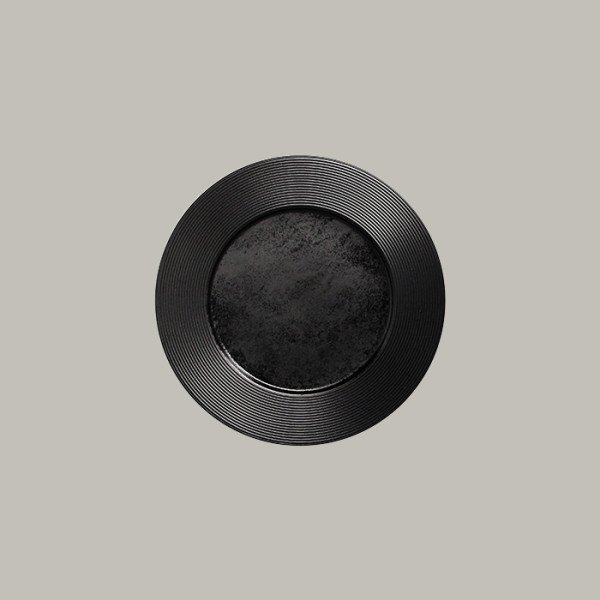 Teller flach mit Rand aus Porzellan, 12-teilig, Ø 26,3 cm – RAK Porcelain Edge Kollektion