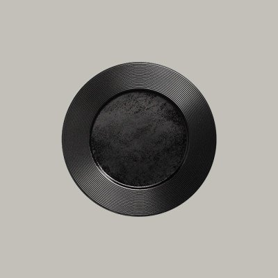 Teller flach mit Rand aus...