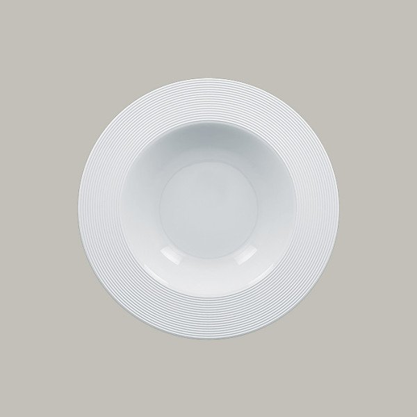 Teller tief mit Rand aus Porzellan, 6er Set – RAK Porcelain Evolution Serie