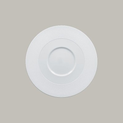 Teller flach mit Rand aus...