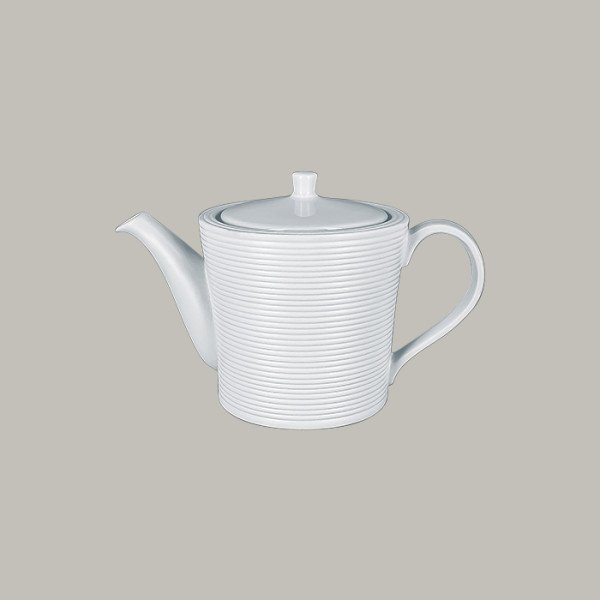 Teekanne aus Porzellan 40 cl – Serie Evolution mit matt-glänzendem Design