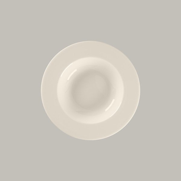 Tiefer Teller mit Rand aus Bone China, Ø 28 cm, 12er Set – Le Ballet Kollektion